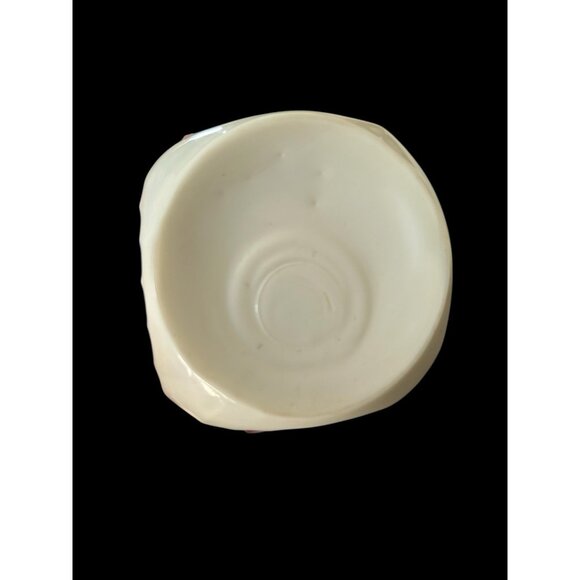 Vintage 1930s Ribbed White Milk Glass Spice Shaker Jar 5" - Picture 2 of 9